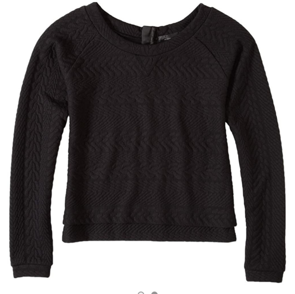 Quilted Prana Crew Sweatshirt